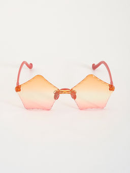 Цена за 2 шт. Карнавальные очки «Пятиугольник» градиент, цвета МИКС