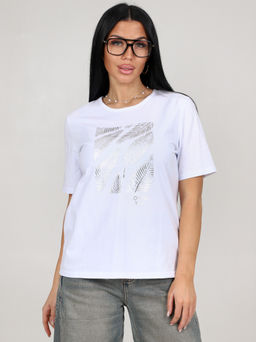 Футболка Белая (М-977) - Лиза фото 9