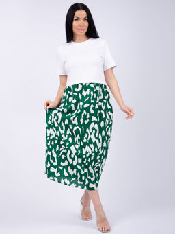 Платье Виттория, вискоза/кулирка До 60 размера - Малина фото 18