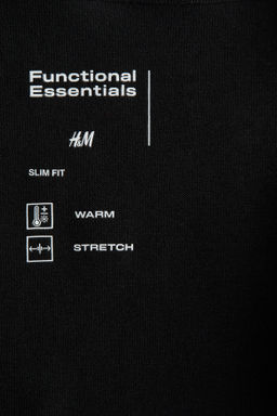Camiseta de manga larga Warming Slim Fit - H&m фото 6