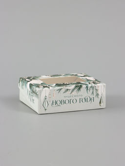 Цена за 5 шт. Коробка складная «Елочный венок», 10 × 8 × 3,5 см