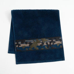 Полотенце махровое Love Life Милитари 30?60 см, цв. синий, 100% хлопок, 360 г/м?