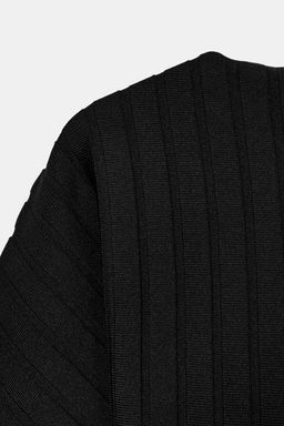 TOP PUNTO RIB / Negro - Zara фото 3