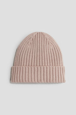 Gorro beanie en punto de lana