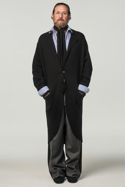 STEFANO PILATI X ZARA KNIT WOOL COAT
