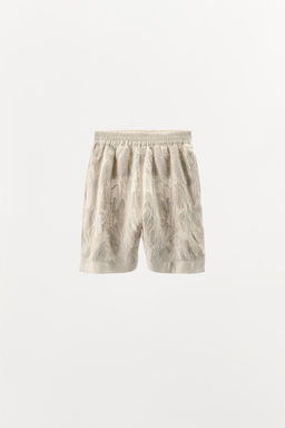 BEADED TEXTURED BERMUDA SHORTS - Zara фото 6