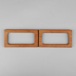 Ручки для сумки деревянные, 15×8 см, 2 шт., светло-коричневые