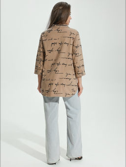 Жанетта туника женская (полоса синий) - Lovetex фото 71