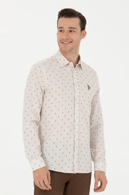 Мужская рубашка с длинным рукавом Stone - U.s. polo assn фото 17