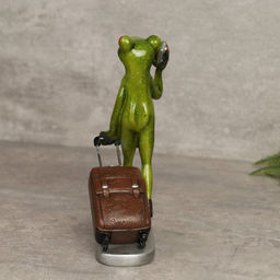 Фигурка Лягушка с чемоданом 18 см / YX39057 /уп 16/А - Галеонтрейд фото 3