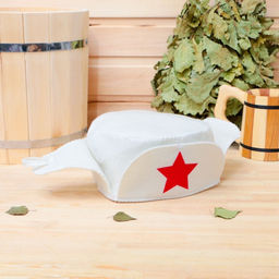 Шапка для бани Ушанка - Добропаровъ фото 2