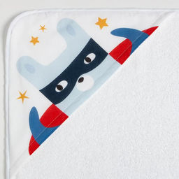 Полотенце детское Крошка Я Super hero, 75х75 см, 100% хлопок. 340г/м2  фото 4