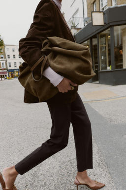 DARTED TROUSERS WITH BELT - Zara фото 3