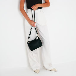 Сумка-багет на молнии, цвет зелёный - Simaland фото 9