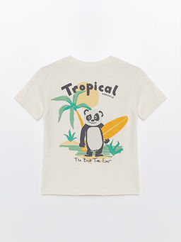 Bisiklet Yaka K?sa Kollu Bask?l? Erkek Bebek Ti??rt 2li - Waikiki фото 3