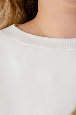 Арт. 2377 Костюм с брюками женский 52-60 (5 шт) Цвет:молочный,темно-коричневый