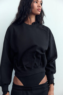 BASIC PLUSH SWEATSHIRT - Zara фото 33