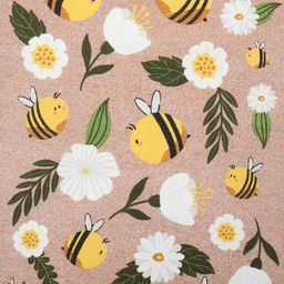 Полотенце кух. Доляна Bee 28х46 см, рогожка, 100% хл, 160г/м2  фото 4