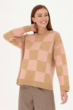 Женский песочный свитер - U.s. polo assn фото 8