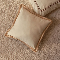 Наволочка декоративная с окантовкой SL Home «СофтЛайнс», 43×43 см, хлопок 100%