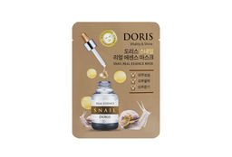 Doris Snail Real Essence Mask - Тканевая маска для лица с муцином улитки, 25 мл
