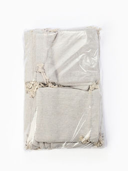 Набор подарочных мешочков 50 шт. «Лён» 10×12 см, бежевый