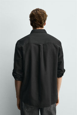 CAMISA REGULAR FIT BOLSILLOS / Lima claro - Zara фото 13
