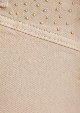 Martha Gold Premium Tasl? Krem Jean Pantolon - Mavi фото 9