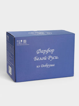 Сервиз столовый Добрушский завод «Голубка», 36 предметов, 4 вида тарелок, фарфор, белый