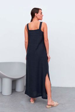 Сарафан длинный D010 1_DGR/Темно-серый - M&G all natural фото 7