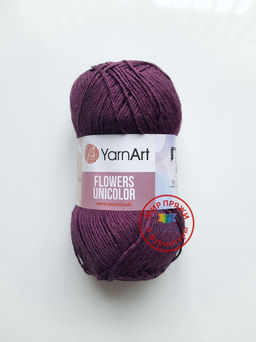Фловерс однотонный (Flowers Unikolor) пряжа YarnArt 55%хлопок 45%акрил 5х50гр/200м Цвет:758 темно-зеленый