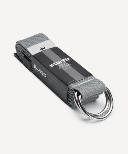 Ремень для йоги STARFIT YB-100 240 см, темно-серый фото 2