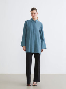 Nak??l? Oversize Kad?n G?mlek Tunik