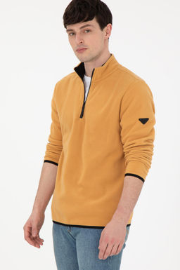 Мужской базовый свитшот светло-коричневого цвета Неожиданная скидка в корзине - U.s. polo assn фото 3