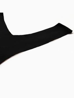 Трусы бесшовные бразильяно KAFTAN, чёрные, размер 44-46