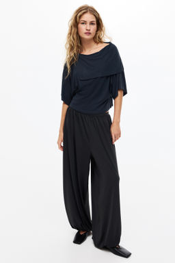 Cape-detail jersey top - H&m фото 6