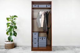 Корзинка с крышкой 7,5 л 35*24,5*10,5 см "Береста" синяя (522159)