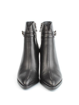 04-M3-L835 BLACK Ботильоны зимние женские (натуральная кожа, натуральный мех) - Фабричный китай фото 8