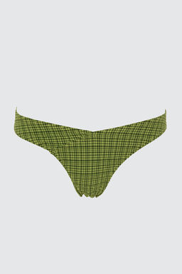 TRENDYOLMILLA Yesil Potikareli Dokulu V Kesim Bikini Alt? TBESS21BA0130 фото 6