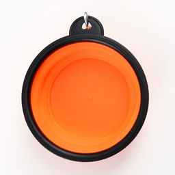 Цена за 2 шт. Миска силиконовая, складная, 350 мл, 13 см, оранжевая - Пижон фото 2