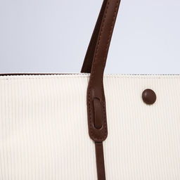 Сумка-шопер на молнии, цвет белый - Simaland фото 6