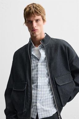 DENIM JACKET WITH POCKETS - Zara фото 5