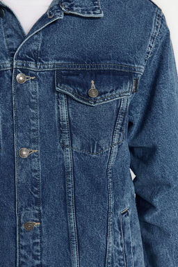 TRENDYOL MAN Premium Lacivert Regular Fit Denim Kot Ceket TMNSS23CE00023 - Trendyolmilla фото 6