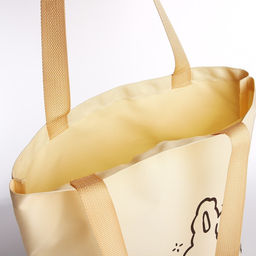 Сумка шопер Зайка, 40х12х38, цвет бежевый - Nazamok фото 5