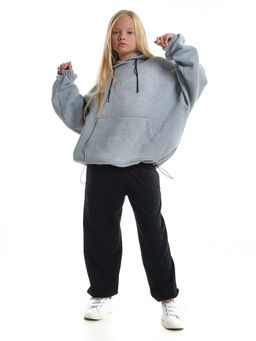 Спортивные брюки трикотажные 22-7999 коричневый - Mini maxi фото 23