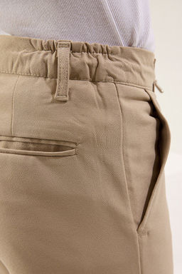 TRENDYOL MAN Siyah Slim Fit Beli Baglama Detayl? Lastikli Kumas Dokuma Pantolon TMNAW25PL00027 - Trendyolmilla фото 5