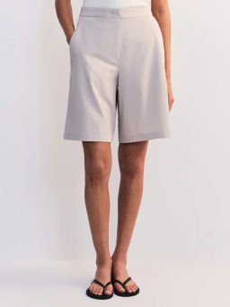 Шорты из вискозы и хлопка с отворотами ZR2605012116-60 / Zarina