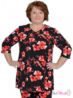 Туника Модель №808 размеры 44-84 - Plusmoda фото 7
