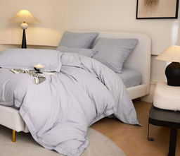 КПБ Mency Winni Бархатный Сатин на резинке по кругу MENBSR04 Евро