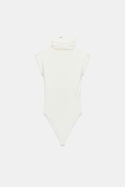 COTTON HIGH-NECK BODYSUIT - Zara фото 4